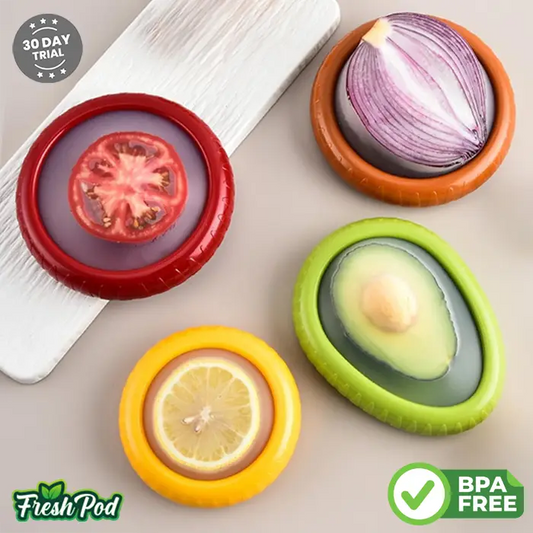 FreshPod - Reusable Silicone Food Saver (All 4 Bundle Offer)